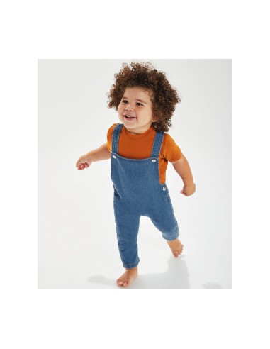 B-BZ56-Baby Rocks Denim Dungarees